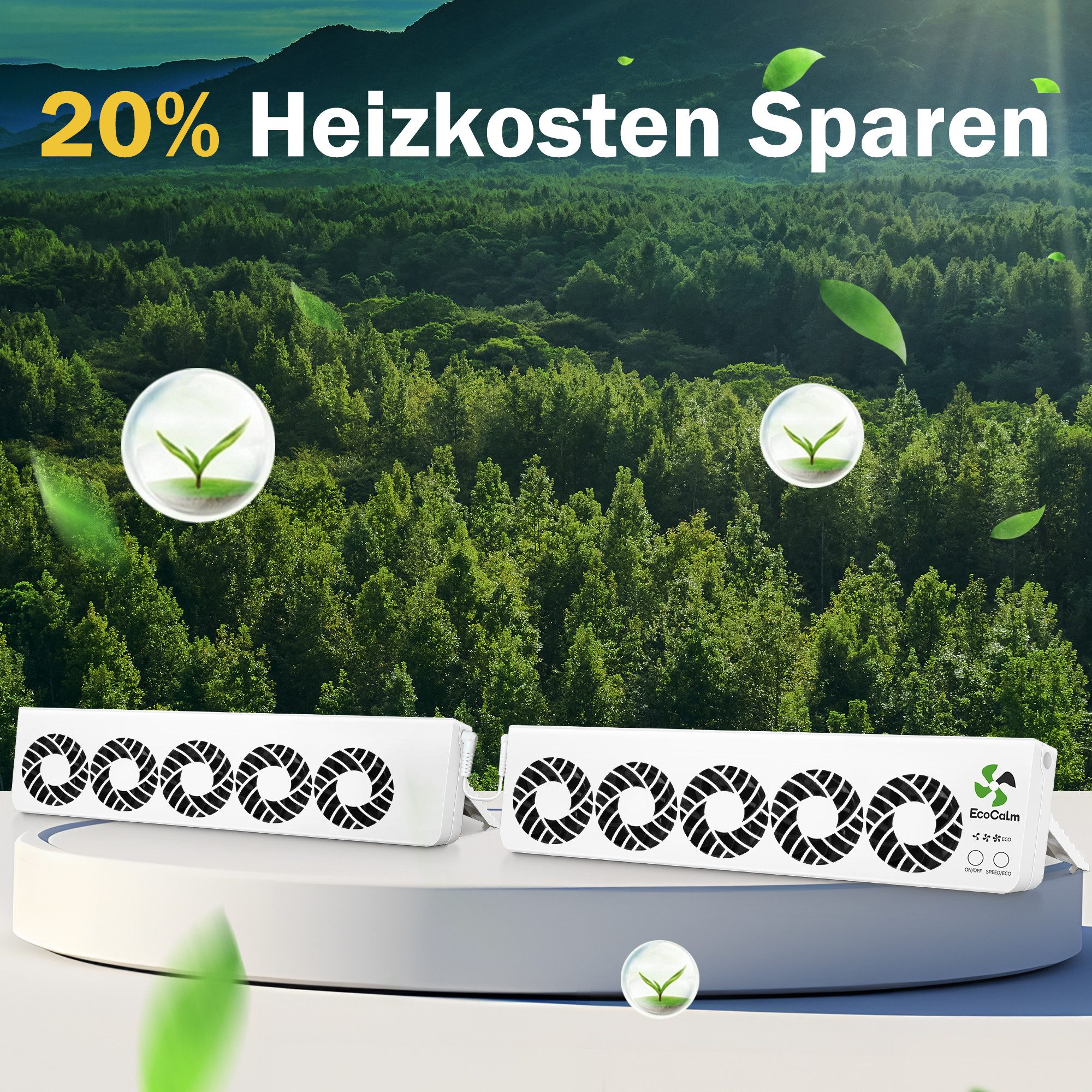 ecoCalm Heizkörperventilator Effizienzsteigerung und Energieeinsparung, mit günstig online kaufen
