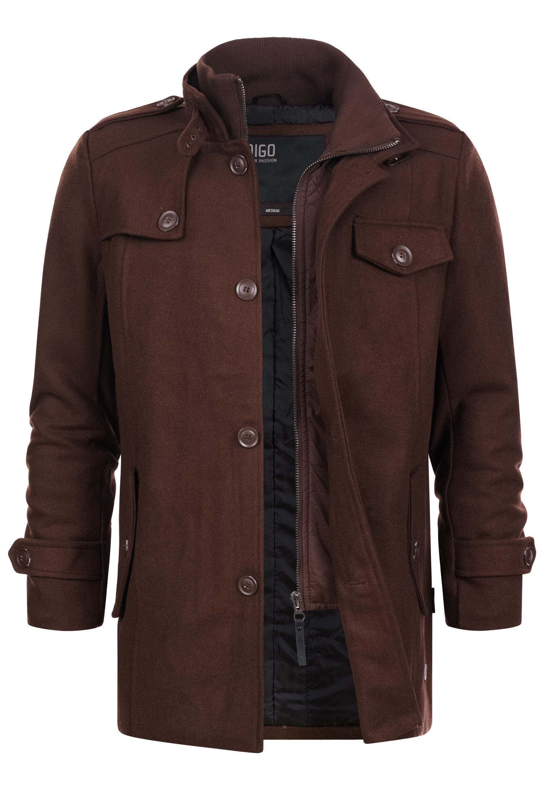 Indicode Kurzmantel Herren Brandon Mantel Winter Herrenmantel günstig online kaufen