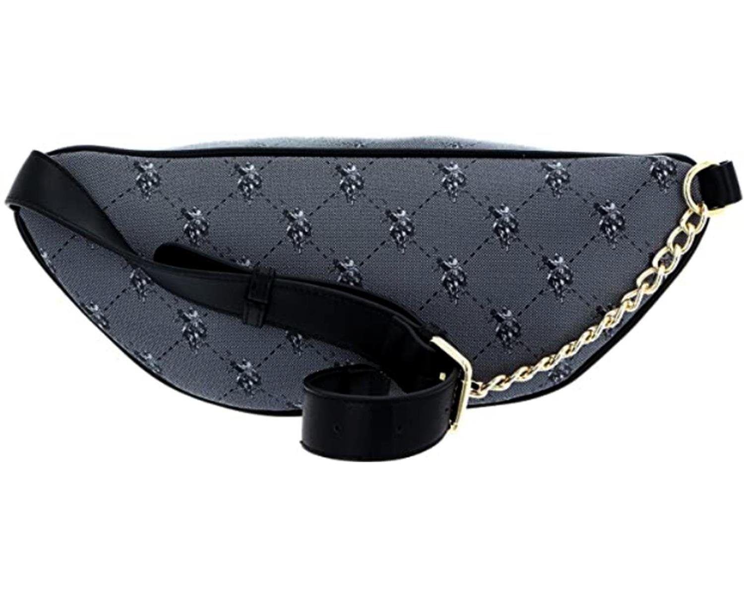 U.S. Polo Assn. Gürteltasche U.S.POLO ASSN. Hampton Soft Waist Bag Printed PU Black