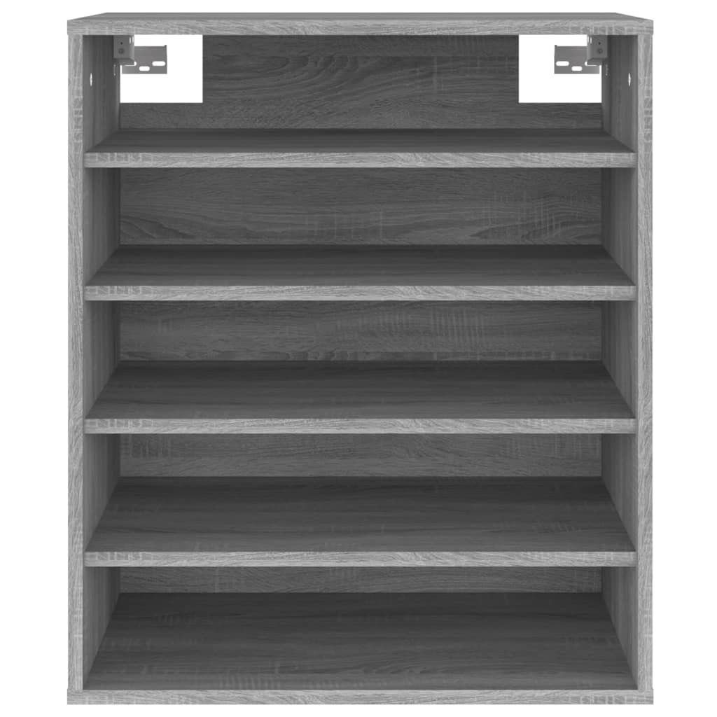 Holzwerkstoff cm Sonoma Schuhschrank 60x35x70 Grau furnicato