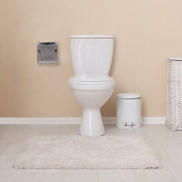 relaxdays Toilettenpapierhalter Toilettenpapierhalter mit Ablage