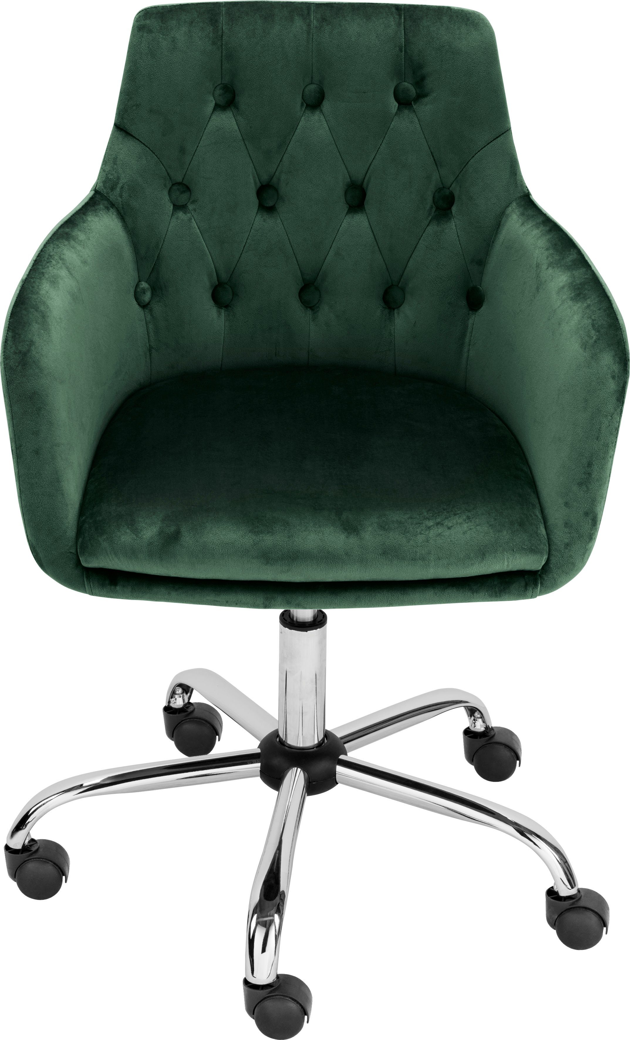 INOSIGN Bürostuhl Perry1, eleganter Samtstuhl, gepolstert günstig online kaufen