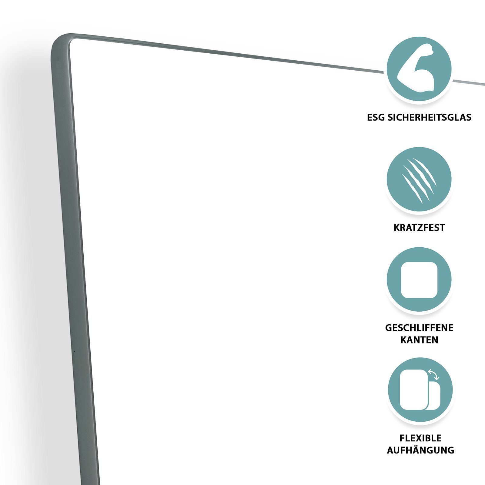 Primedeco Küchenrückwand Spritzschutz, Herdblende aus Glas - Motiv Verwitterte Oberfläche