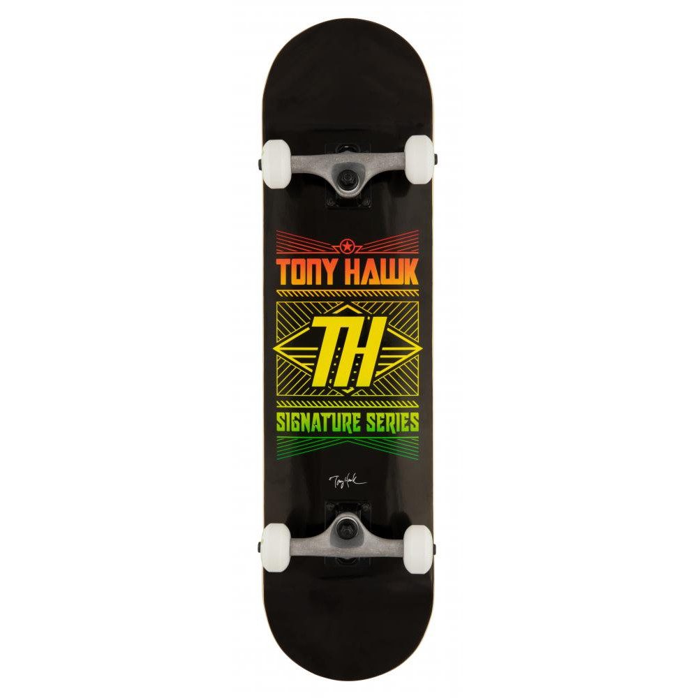 TONY HAWK Skateboard Stacked Logo 8,0", Signature Serie 180+ (für Anfänger)