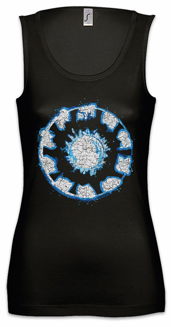 Tanktop Big Iron Arc Reactor Ärmelloses Damen T-Shirt Tony Reaktor Man Sign