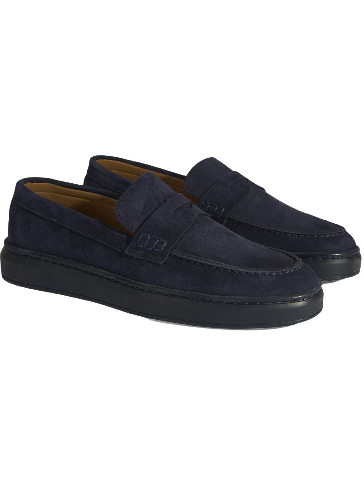 Desa Herren-Lederslipper – Atmungsaktives Design mit flachem Absatz, ideal Loafer