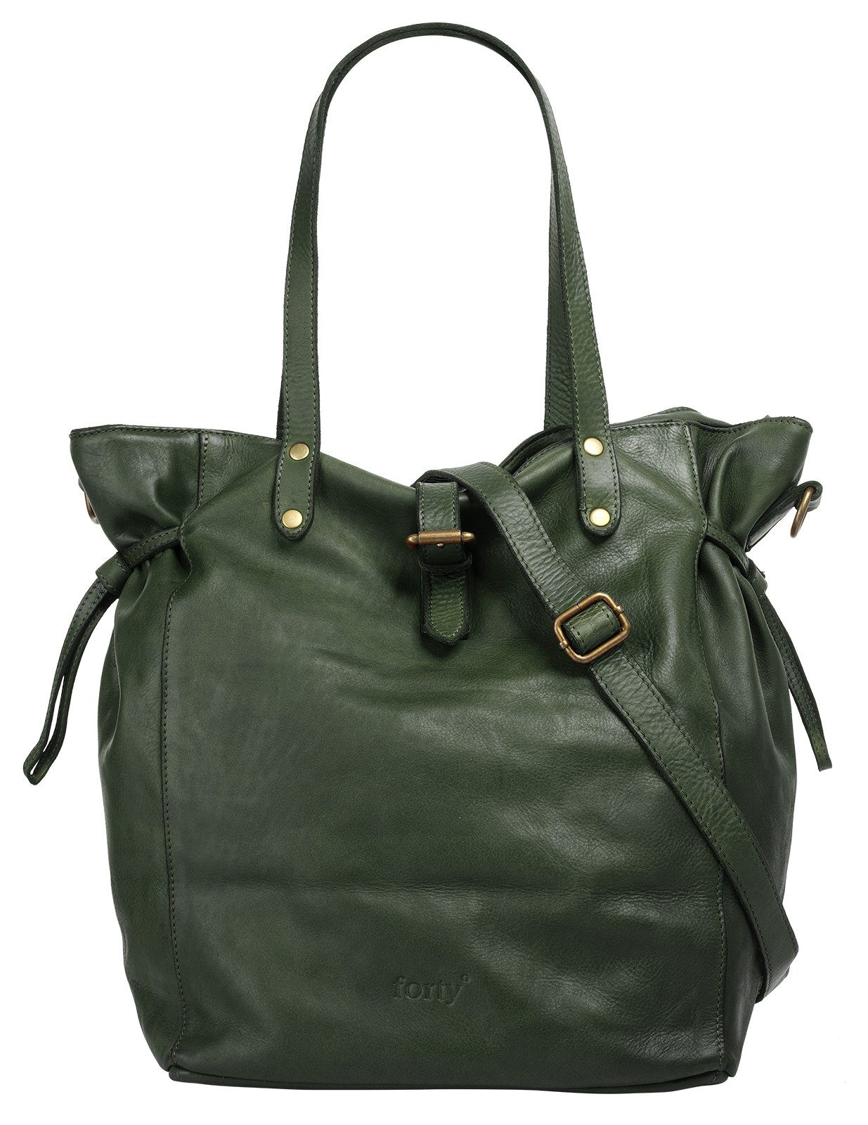 forty° Shopper, echt Leder, Made in Italy