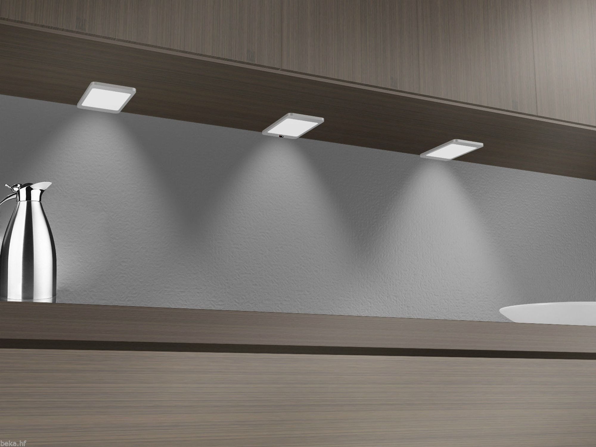 kalb LED Unterbauleuchte LED 6Watt SET Sensor Küchenleuchte Einbauspot Einbaustrahler, Ohne Sensor, neutralweiß