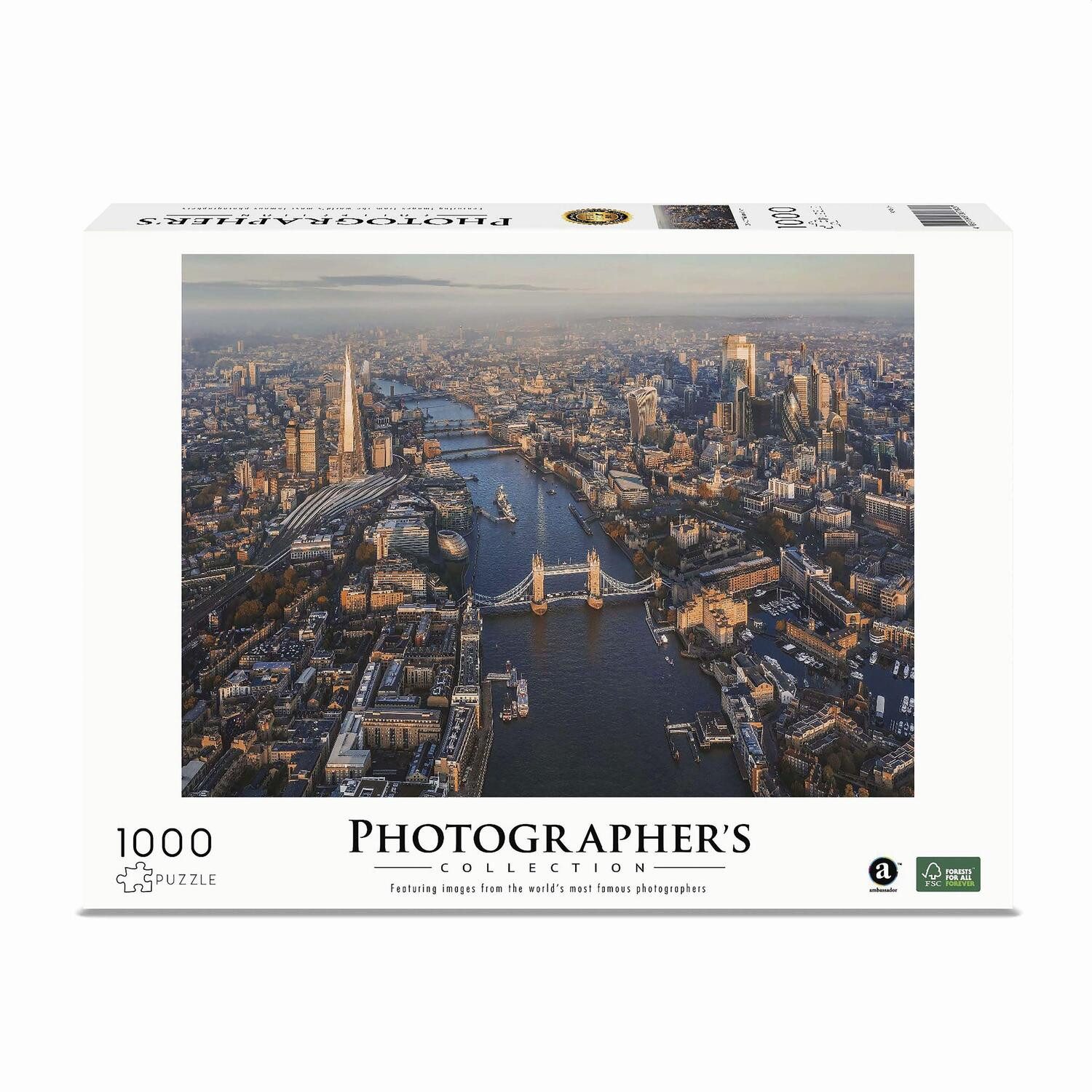 Carletto Puzzle Ambassador - London City 1000 Teile (Sebastien Nagy), 1000 Puzzleteile