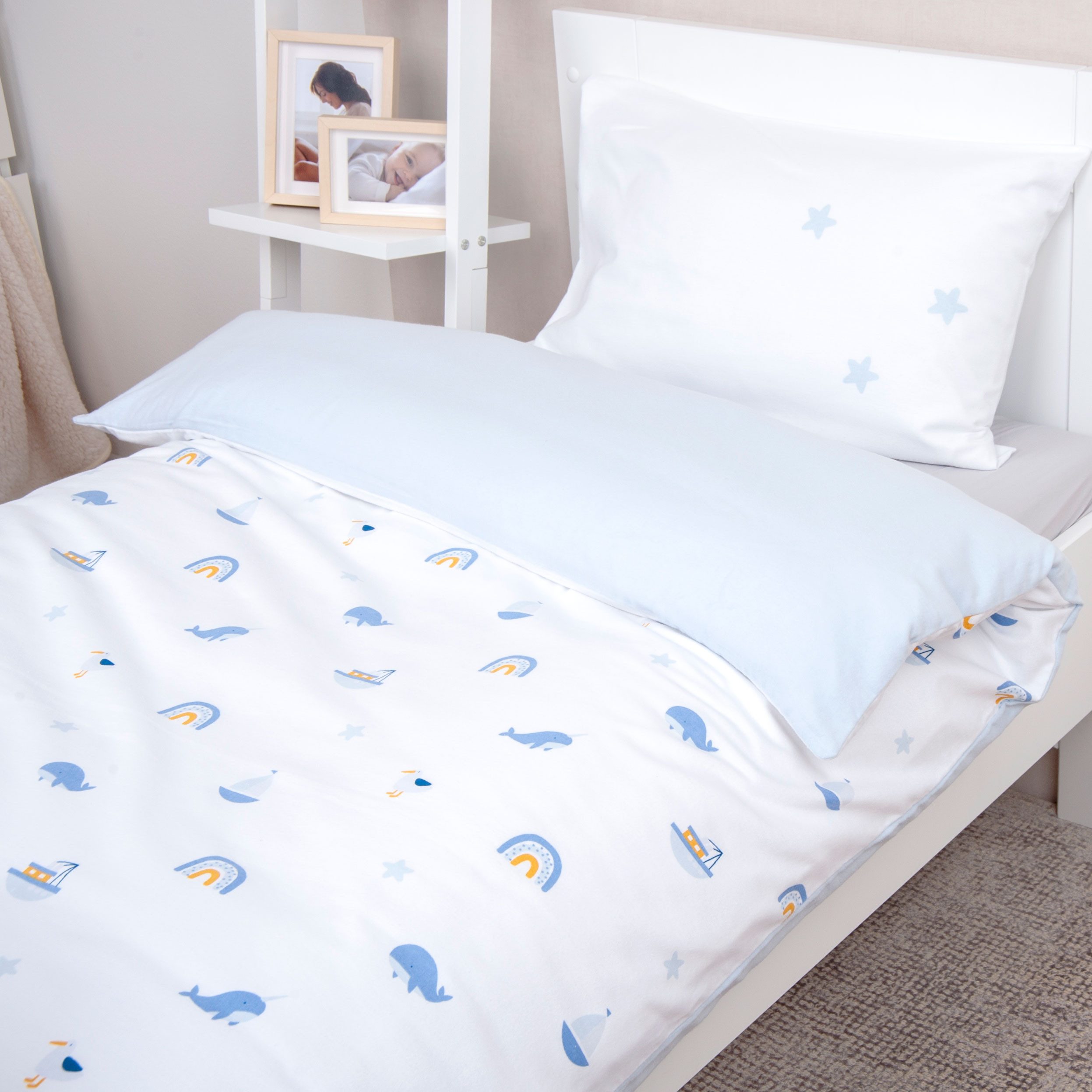 Baby Best Babybettwäsche Baby Best Little Ocean, Flanell, 2 teilig, Flanellbettwäsche – Bild 2 von 3