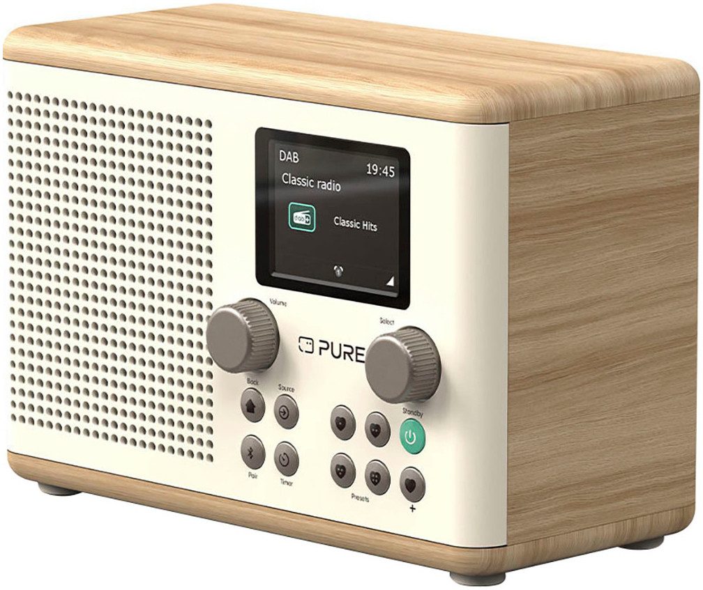 Pure Classic H4 Digitalradio (DAB) (Digitalradio (DAB), FM-Tuner, UKW mit RDS, 10 W)