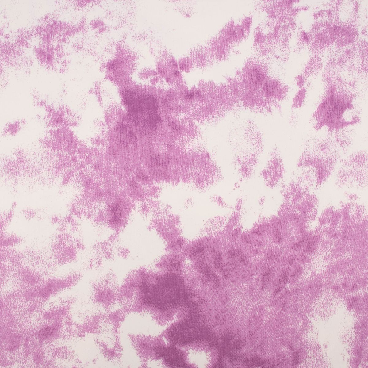 SCHÖNER LEBEN. Stoff French Terry Sommersweat Meterware Tie Dye Batik weiß lila 145cm, allergikergeeignet,atmungsaktiv,pflegeleicht