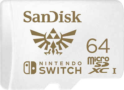 Sandisk microSDXC Extreme 64GB für Nintendo Switch Speicherkarte (64 GB, 100 MB/s Lesegeschwindigkeit, U3/UHS-I/Cl.10/R100/W60)