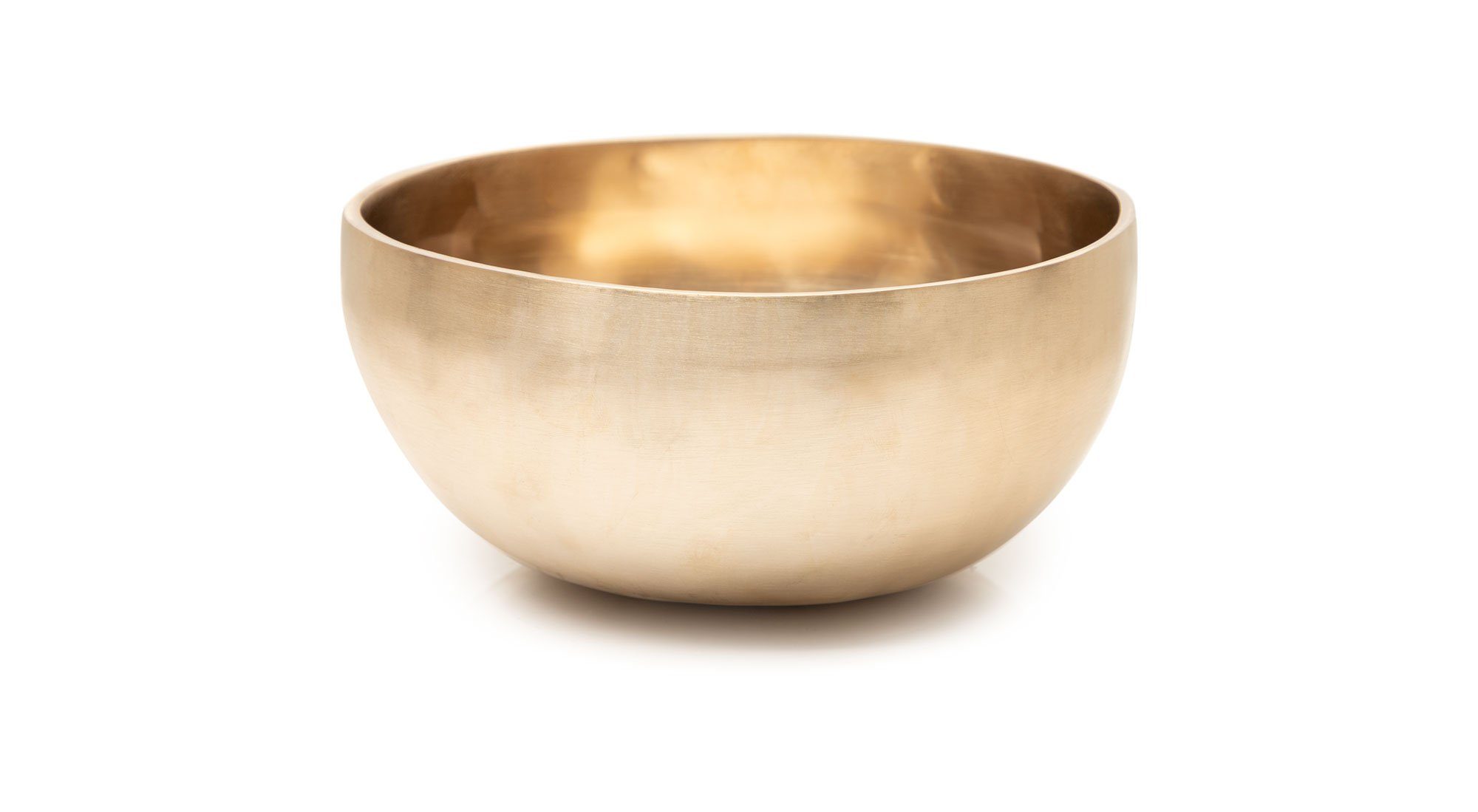 XDrum Klangschalen Therapeutische Klangschale Ton A - 18 cm, handgemachte Bronzelegierung für Stirnchakra (Ajna)
