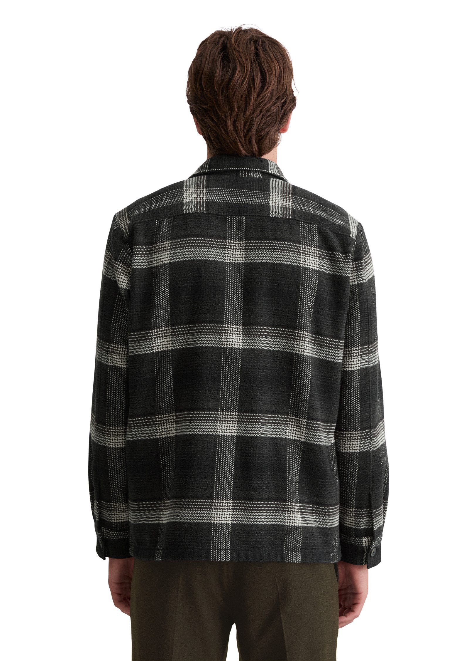 Marc O'Polo Kurzjacke aus schwerem Bio-Baumwoll-Flanell