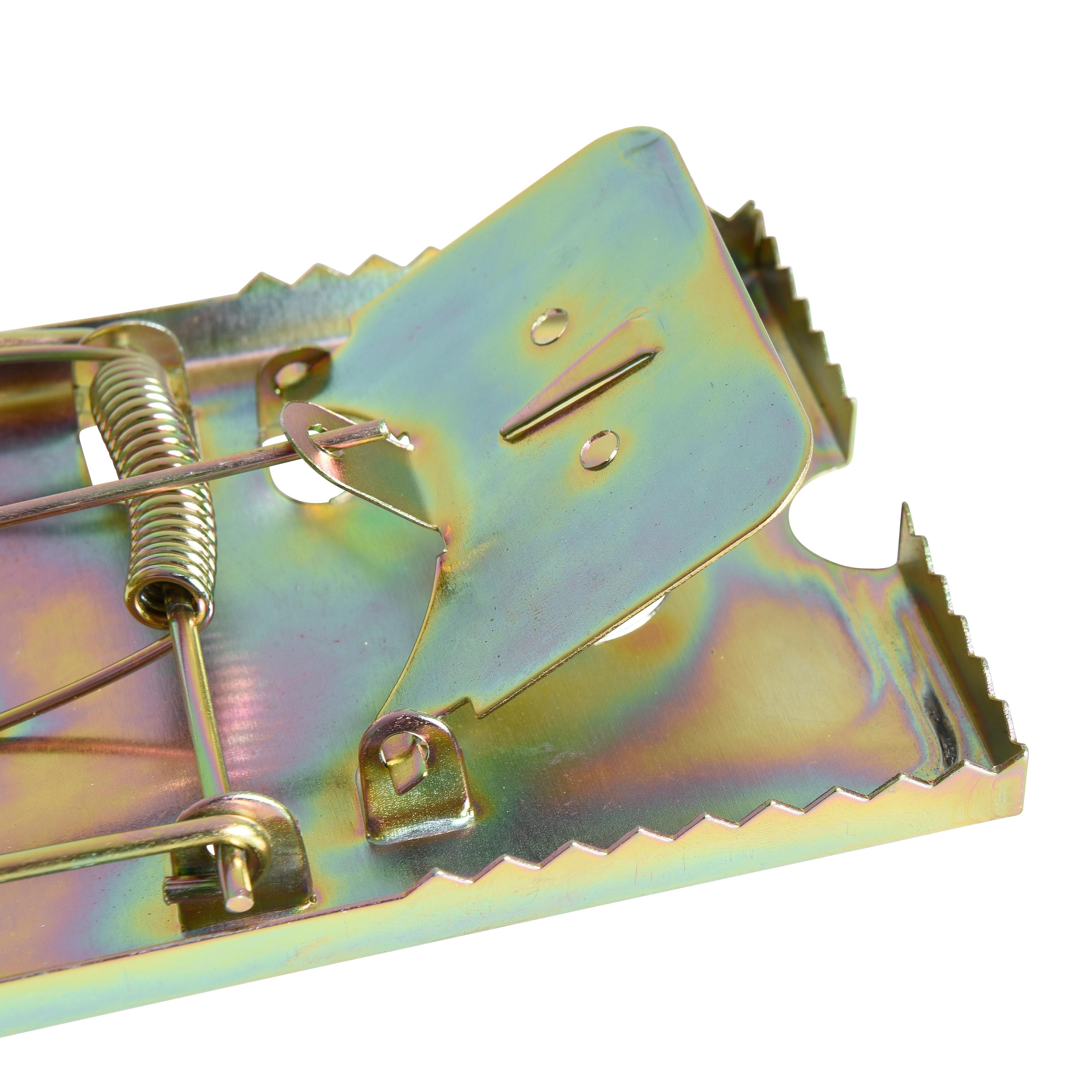 ESTEXO Schlagfalle Rattenfalle Mäusefalle 5er Set Nagetierfalle Köderfalle Metall Falle