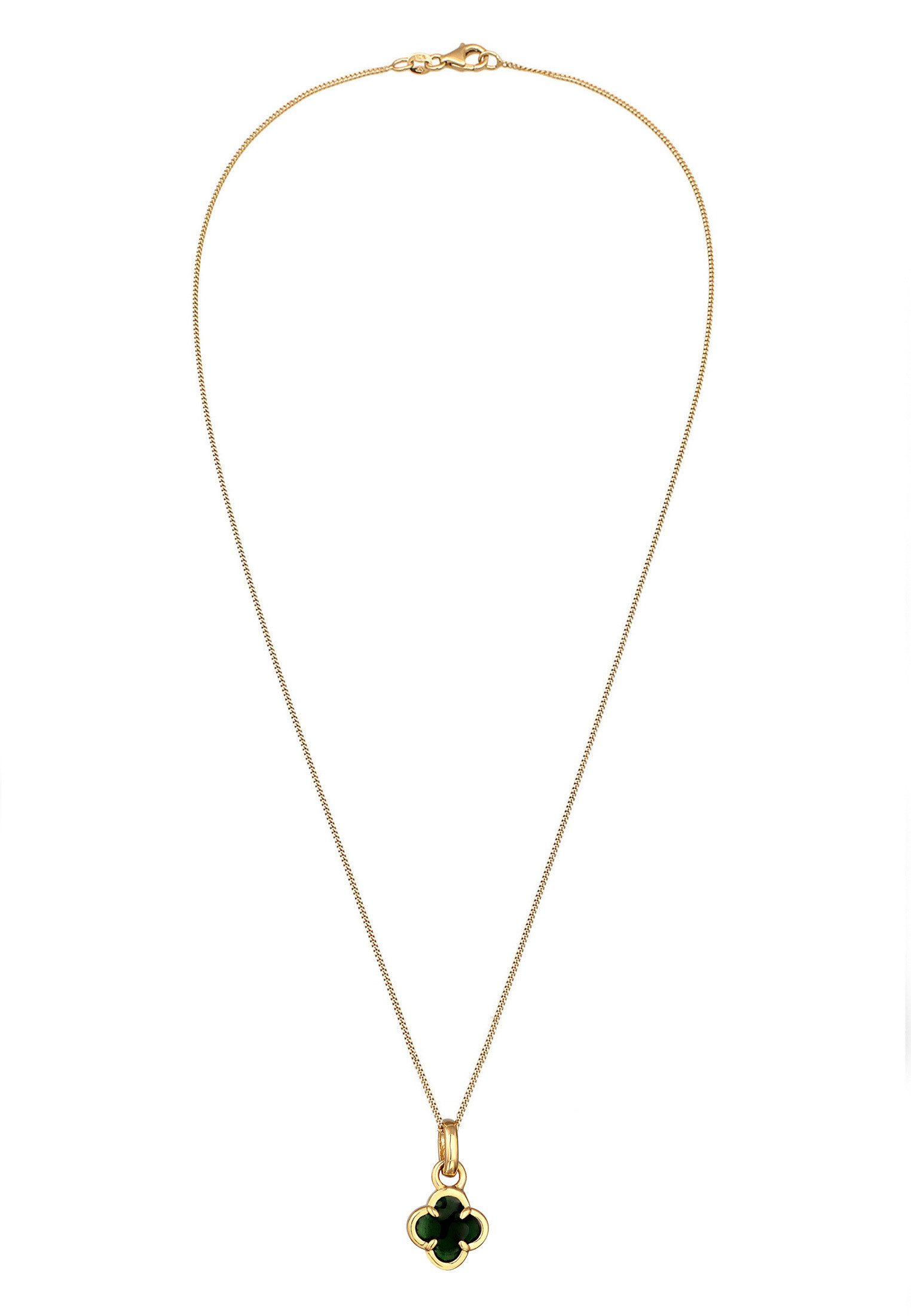 Elli Kette mit Anhänger Kleeblatt Emaille günstig online kaufen