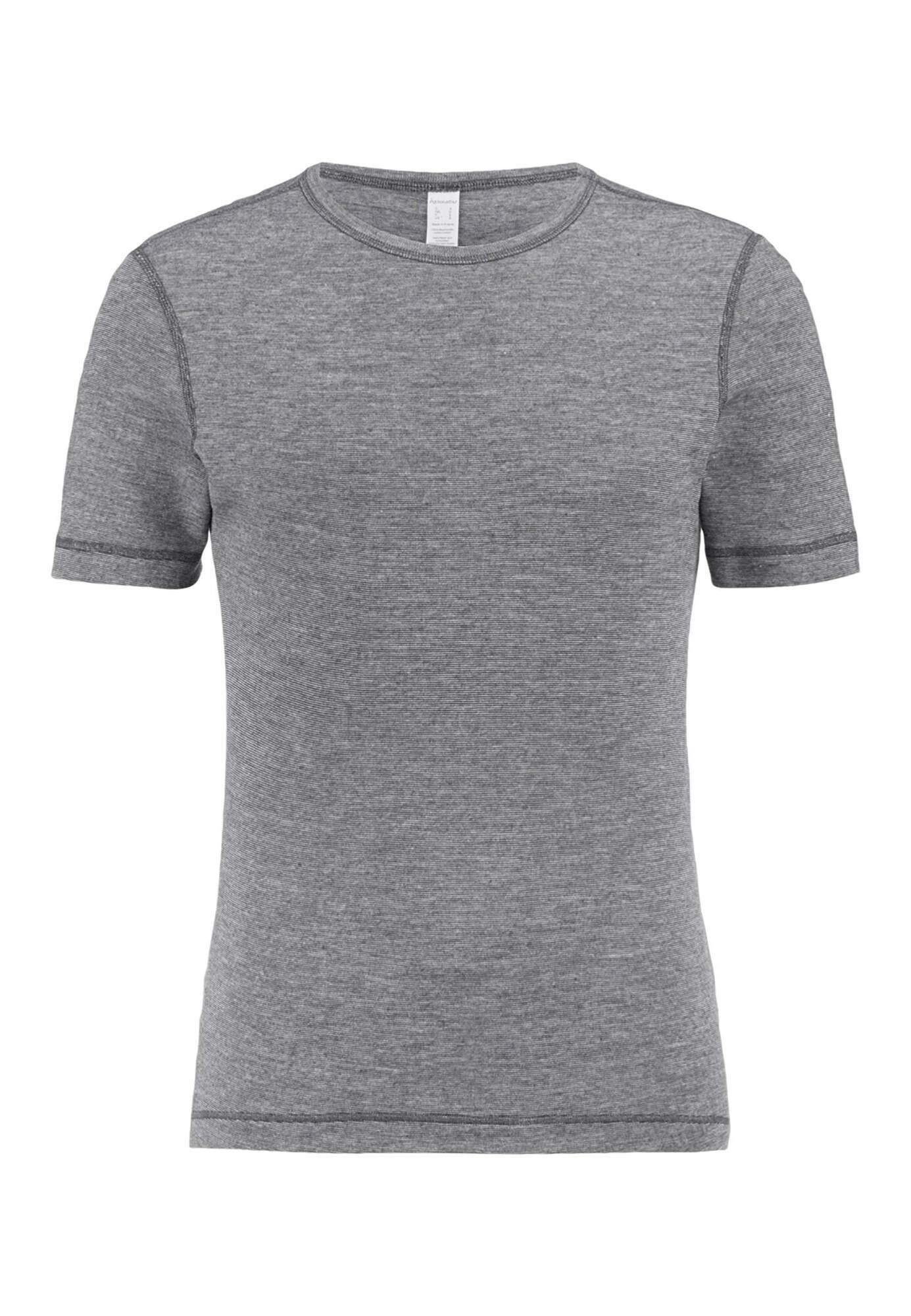 Hessnatur Unterhemd mit Bio-Merinowolle und Seide (1-St)