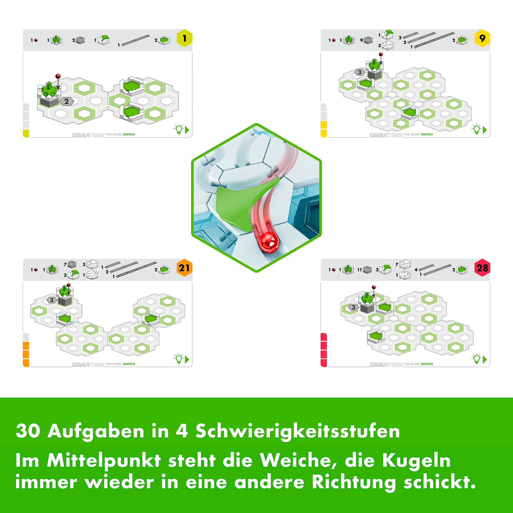 Ravensburger Spiel GraviTrax THE GAME, Switch, Rätselspiel, Made in Europe