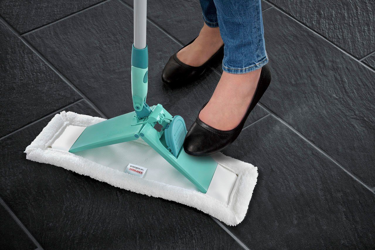 Leifheit Bodenwischer-Set Classic XL microfibre Tele, inkl. 100% Microfaser-Wischbezug