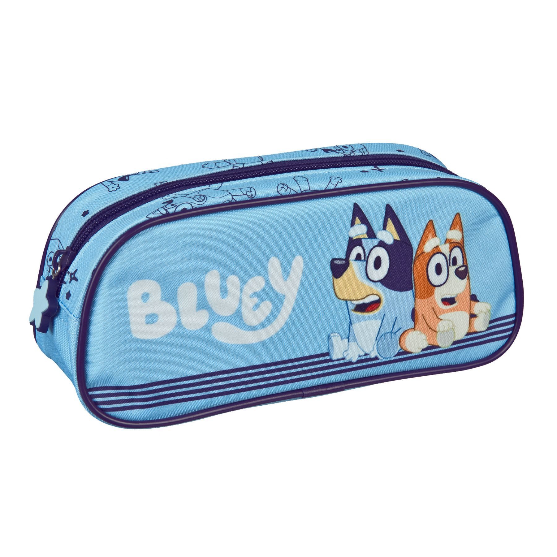 Bluey Federmäppchen - Kinder Schulmäppchen Etui Stifte Tasche, (1-tlg)