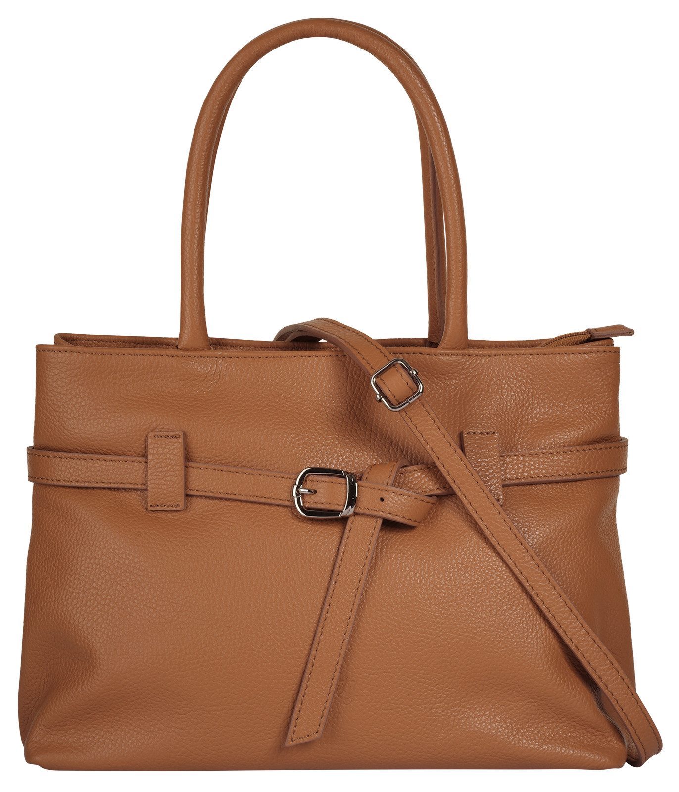 Cluty Henkeltasche, echt Leder, Made in Italy günstig online kaufen