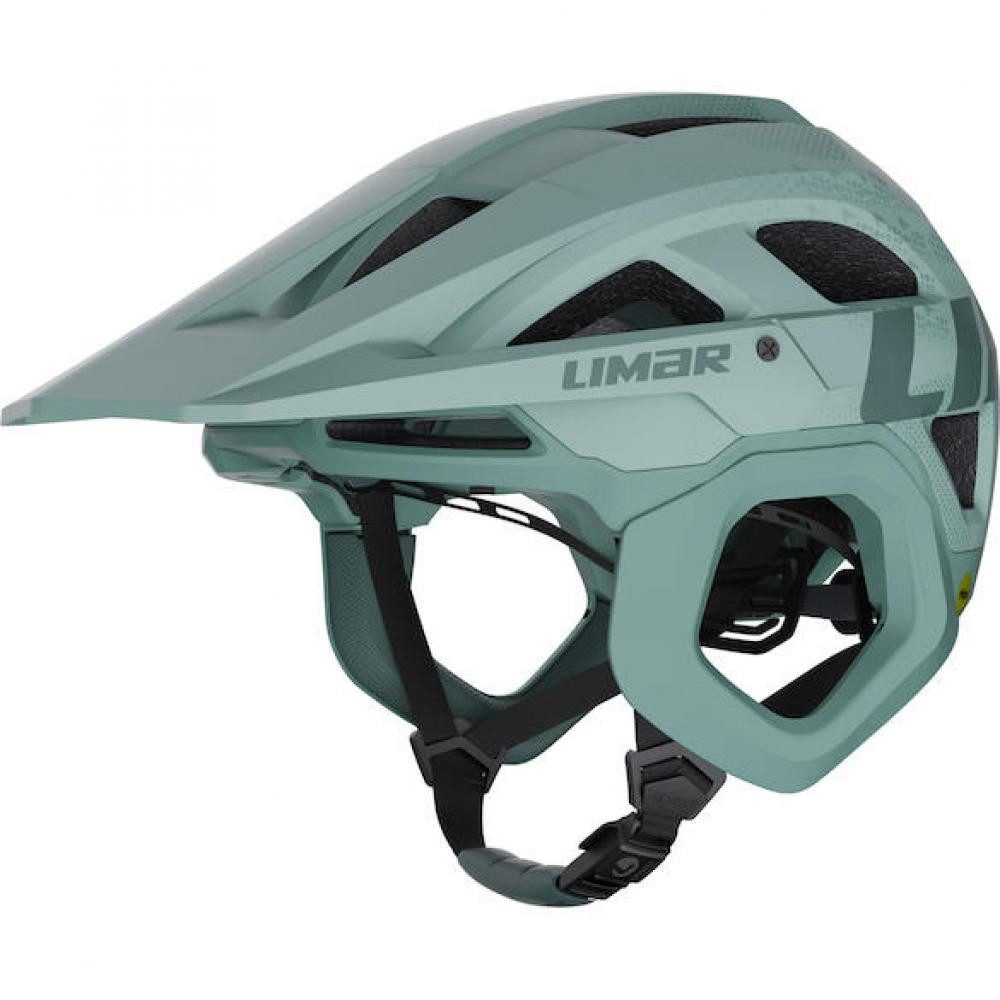 LIMAR Fahrradhelm Limar Etna + Mips Matt Ocean Sage L Grau - Enduro-Helm mit PROXEAR® un