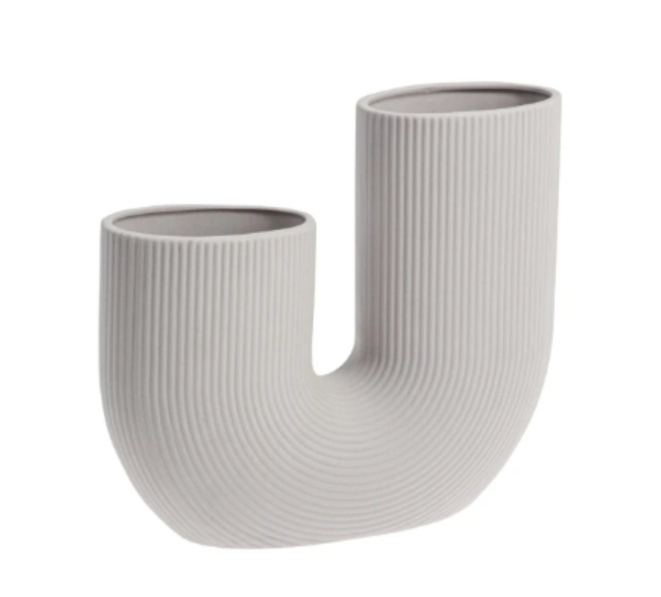 Dekovase Vase, Storefactory Stravalla (1 Keramik, Skandinavische BxHxT, St), 32 cm, Scandinavia grau H Qualität