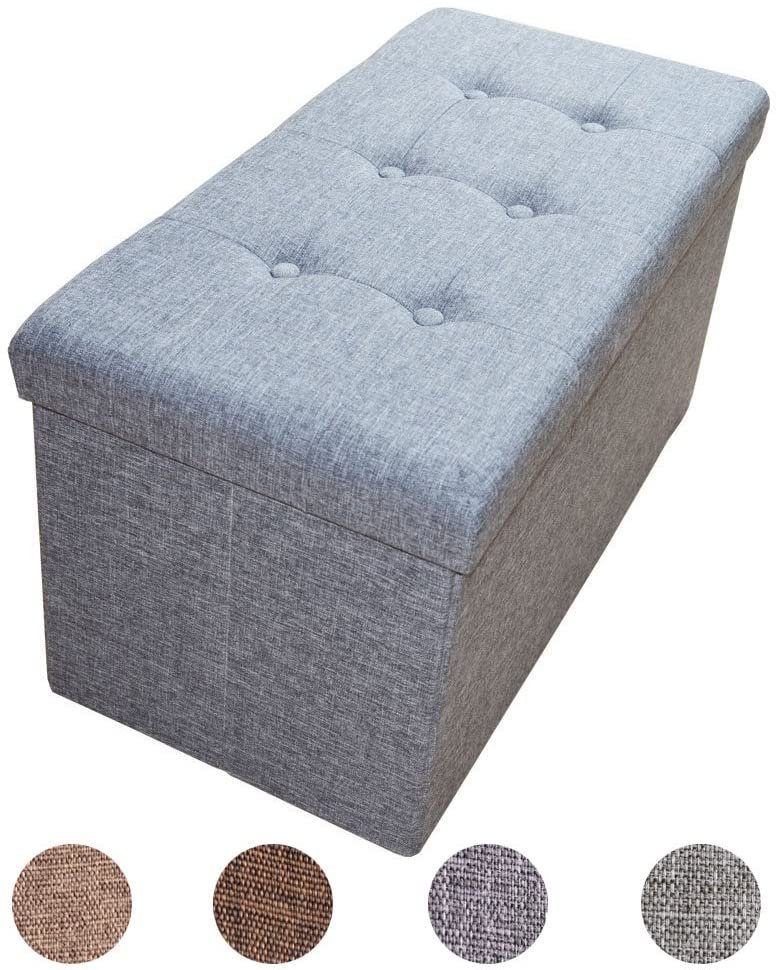 style home Sitzhocker Sitzbank mit Stauraum faltbare Füßbank (Sitztruhe aus günstig online kaufen