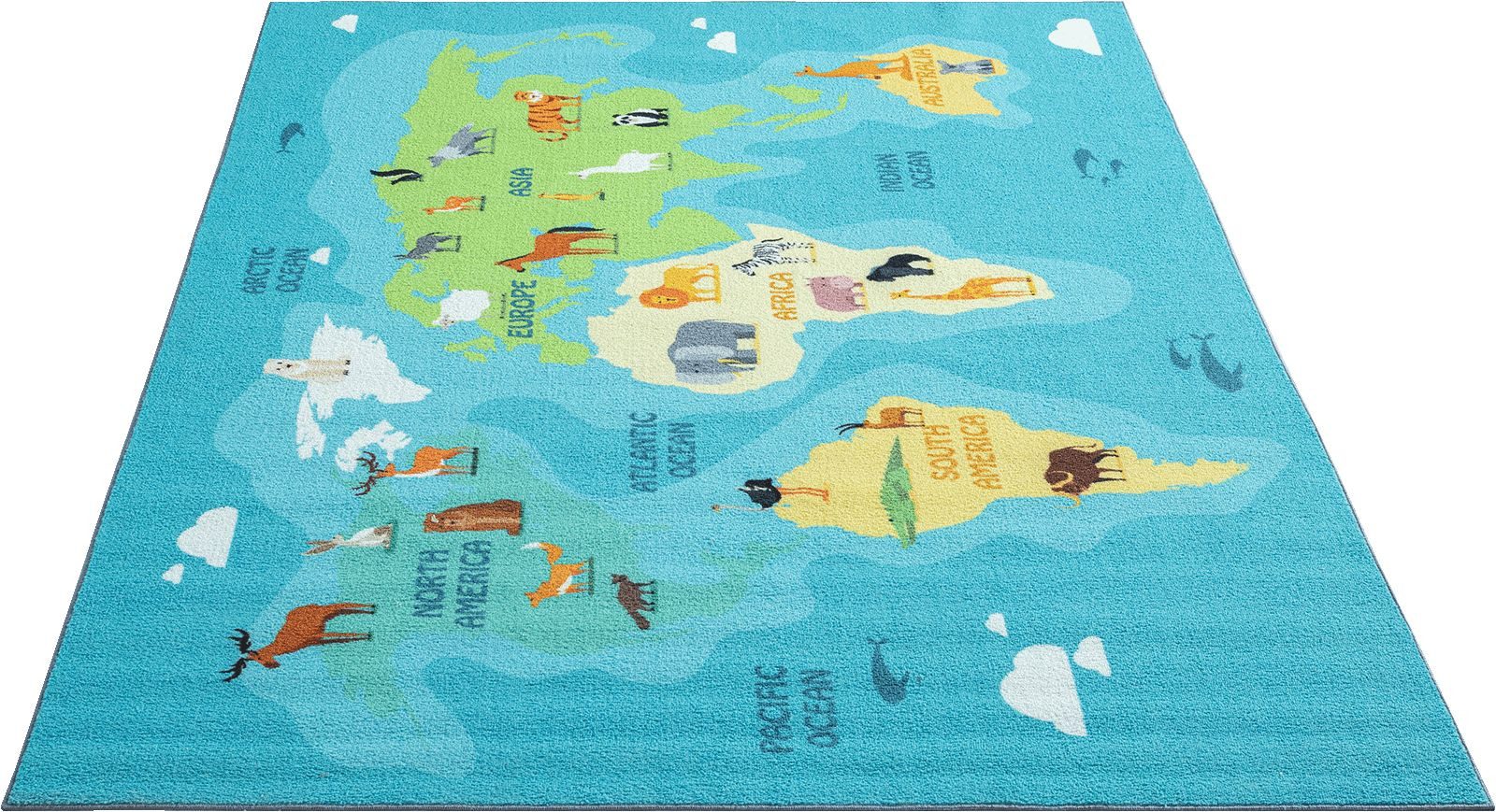 the carpet Teppich Happy Life, rechteckig, Höhe: 4 mm, Life Kinderzimmer Teppich Spielteppich pflegeleicht
