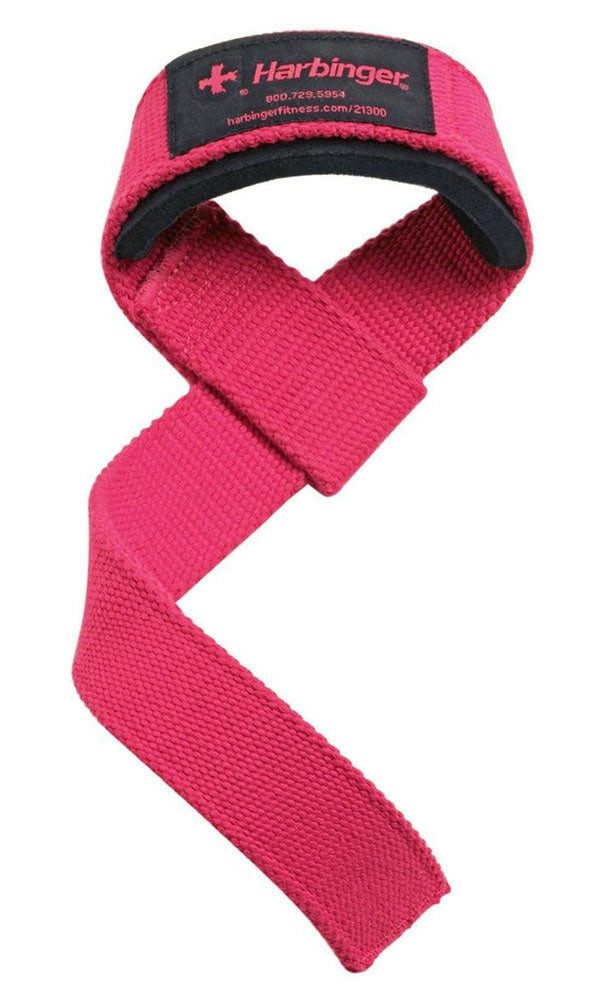 Harbinger Handgelenkbandage Gepolsterte Lifting Straps - Damen - Nylon - Rosa
