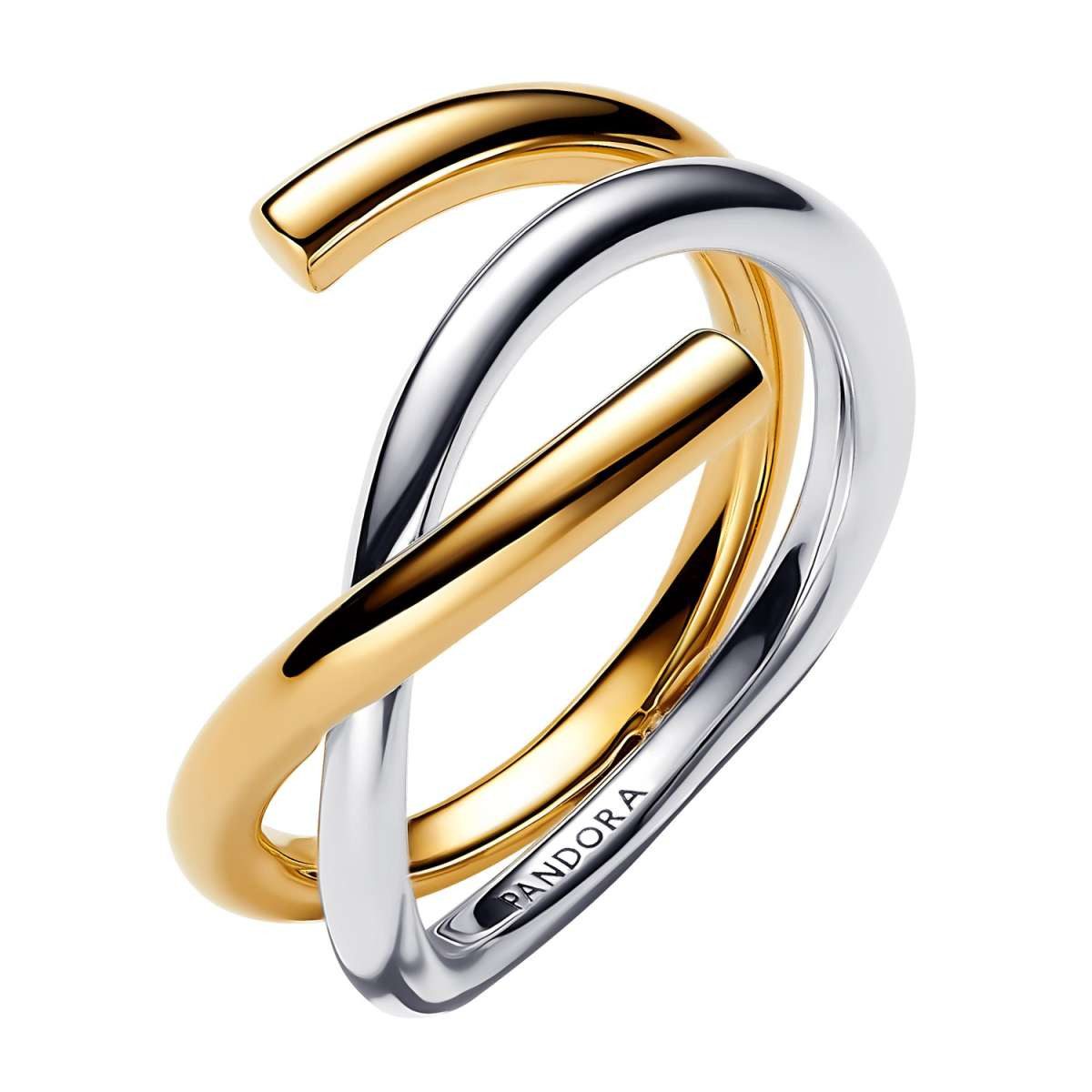 Pandora Fingerring 163889C00, für Damen-Ring Zweifarbig