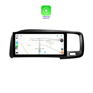 TAFFIO Für Volvo V60 (11-14) 8.8"Touchscreen Android GPS CarPlay AndroidAuto Einbau-Navigationsgerät