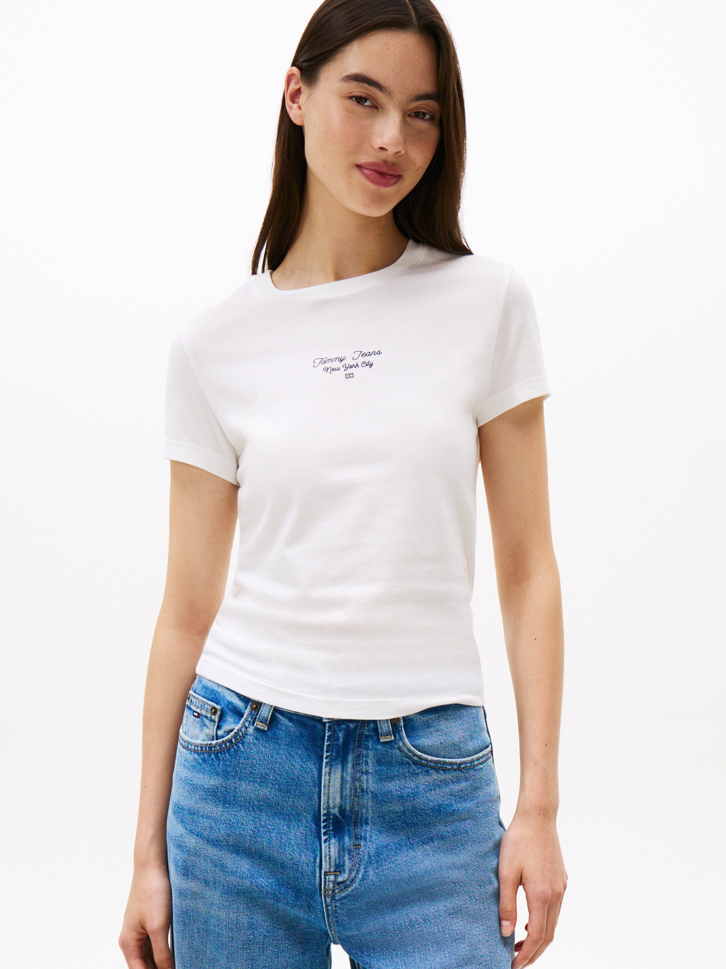 Tommy Jeans Kurzarmshirt TJW SLIM ESS günstig online kaufen