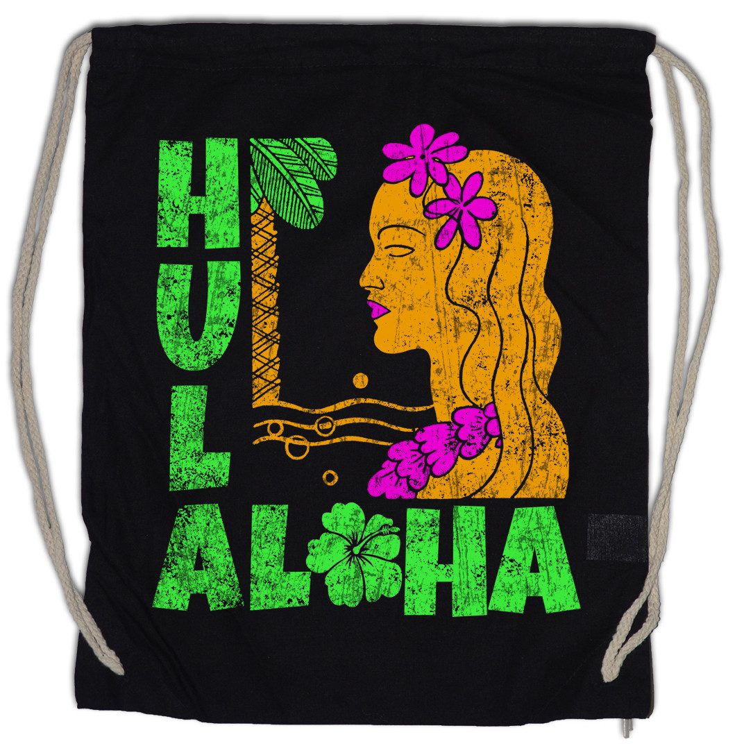 Turnbeutel Hula Girl Turnbeutel Aloha Island Tiki Bar Strand Sailor Beach Grill