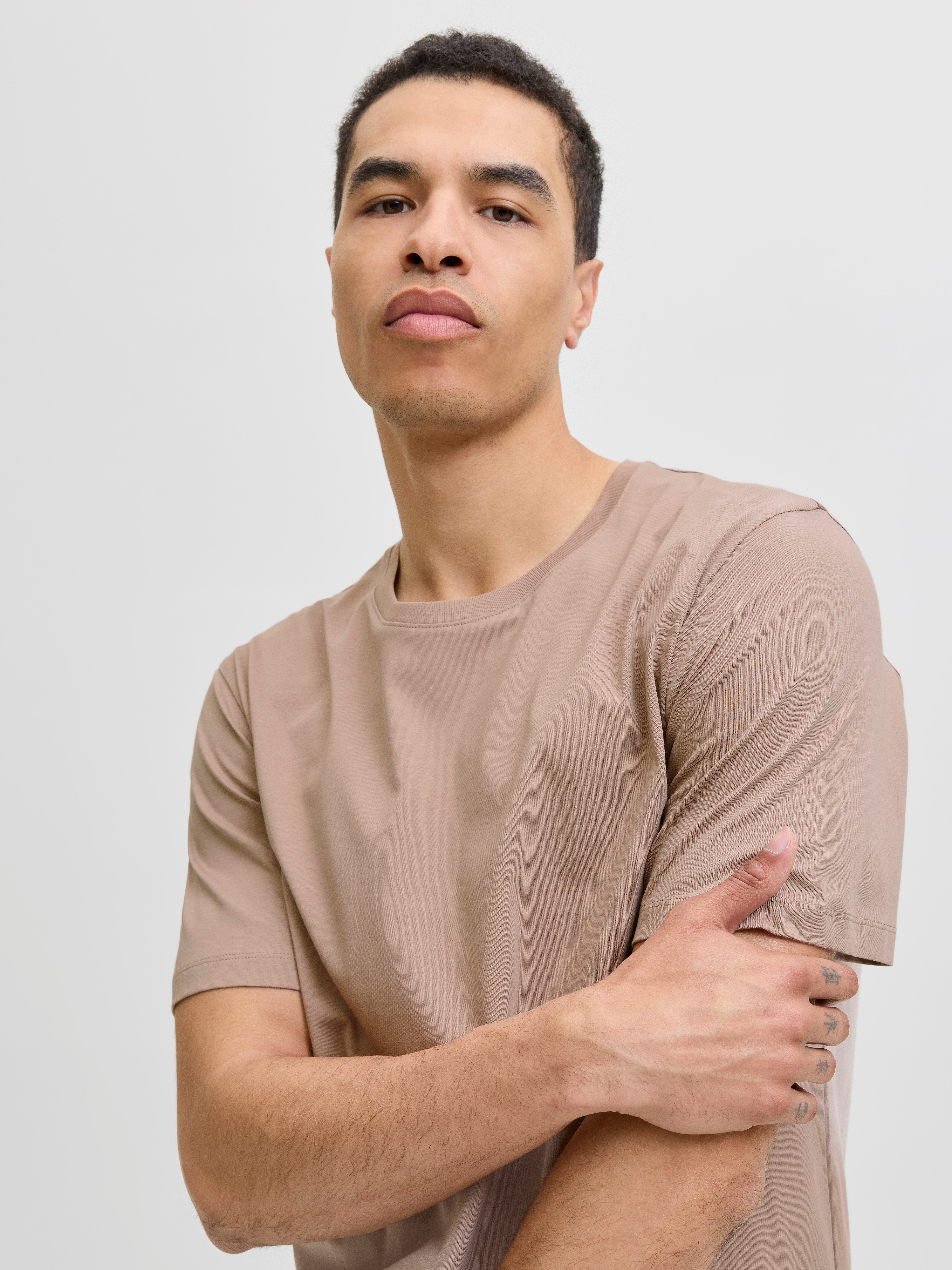 Jack & Jones Rundhalsshirt JJEORGANIC BASIC günstig online kaufen