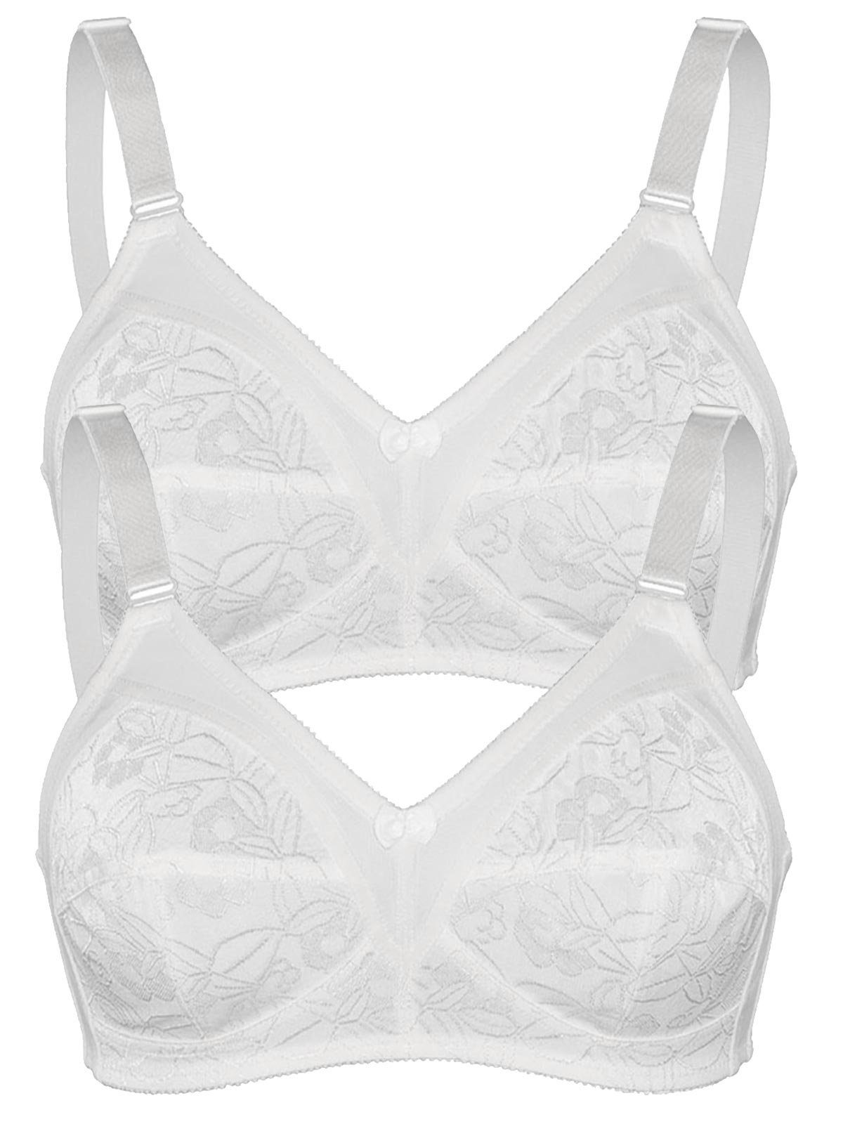 Set: Soft-BH 2er Sparpack Soft BH ohne Bügel SHINY JACQUARD