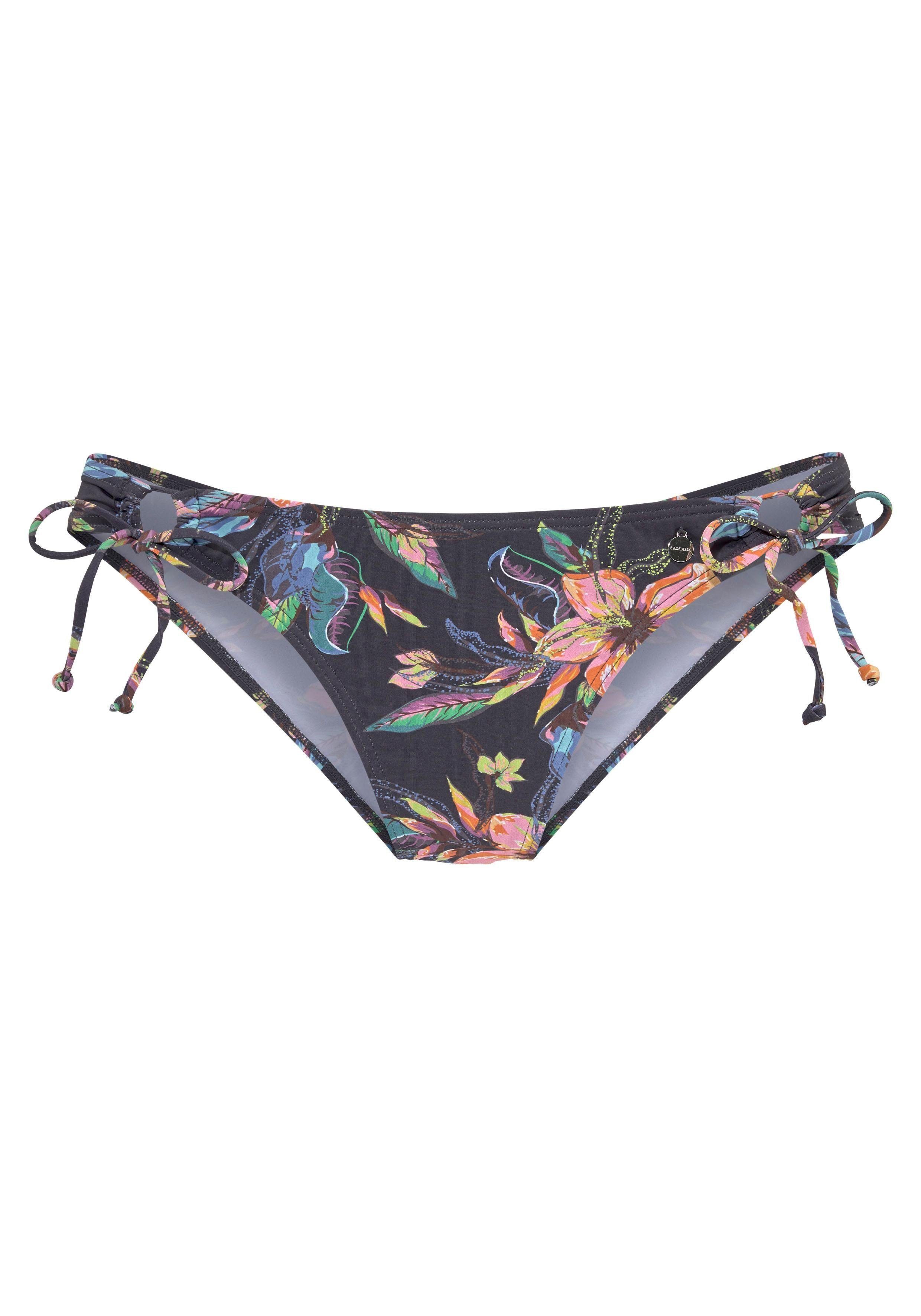 LASCANA Bikini-Hose Malia zum Binden mit tropischem Print günstig online kaufen