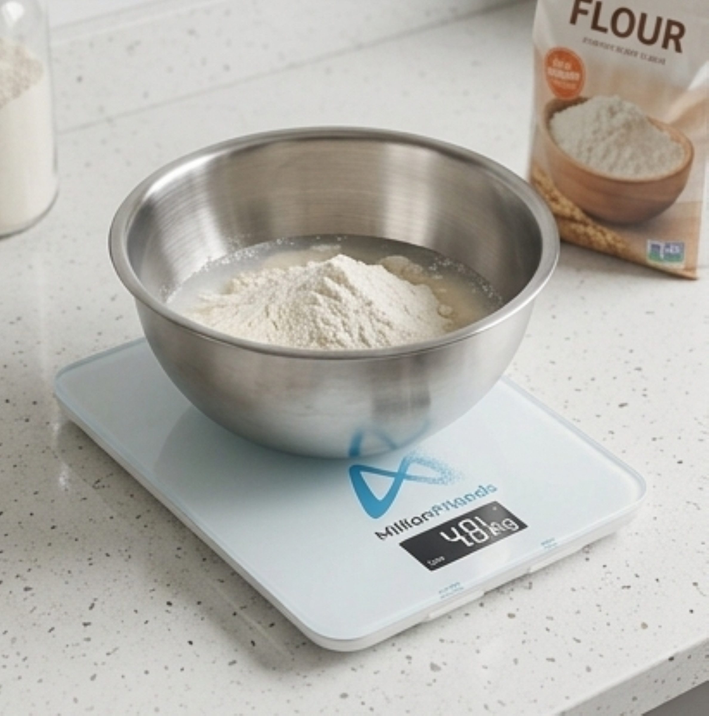 LaCute Küchenwaage Digitale Küchenwaage 5kg mit Glasoberfläche LCD Display TARA Funktion, (Einzelset Digitale Küchenwaage mit Glasoberfläche und LCD-Anzeige, Digitale Küchenwaage 5 kg Glasoberfläche LCD Anzeige TARA Funktion), Präzise Messung, TARA-Funktion, gehärtete Glasoberfläche, LCD-Anzeige