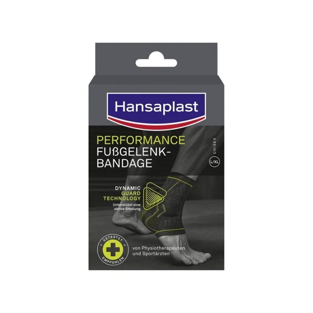 Beiersdorf AG Bandage Hansaplast Fußgelenk-BandageGr. S/M Knöchelumfang: 18,5 - 22,5 cm -