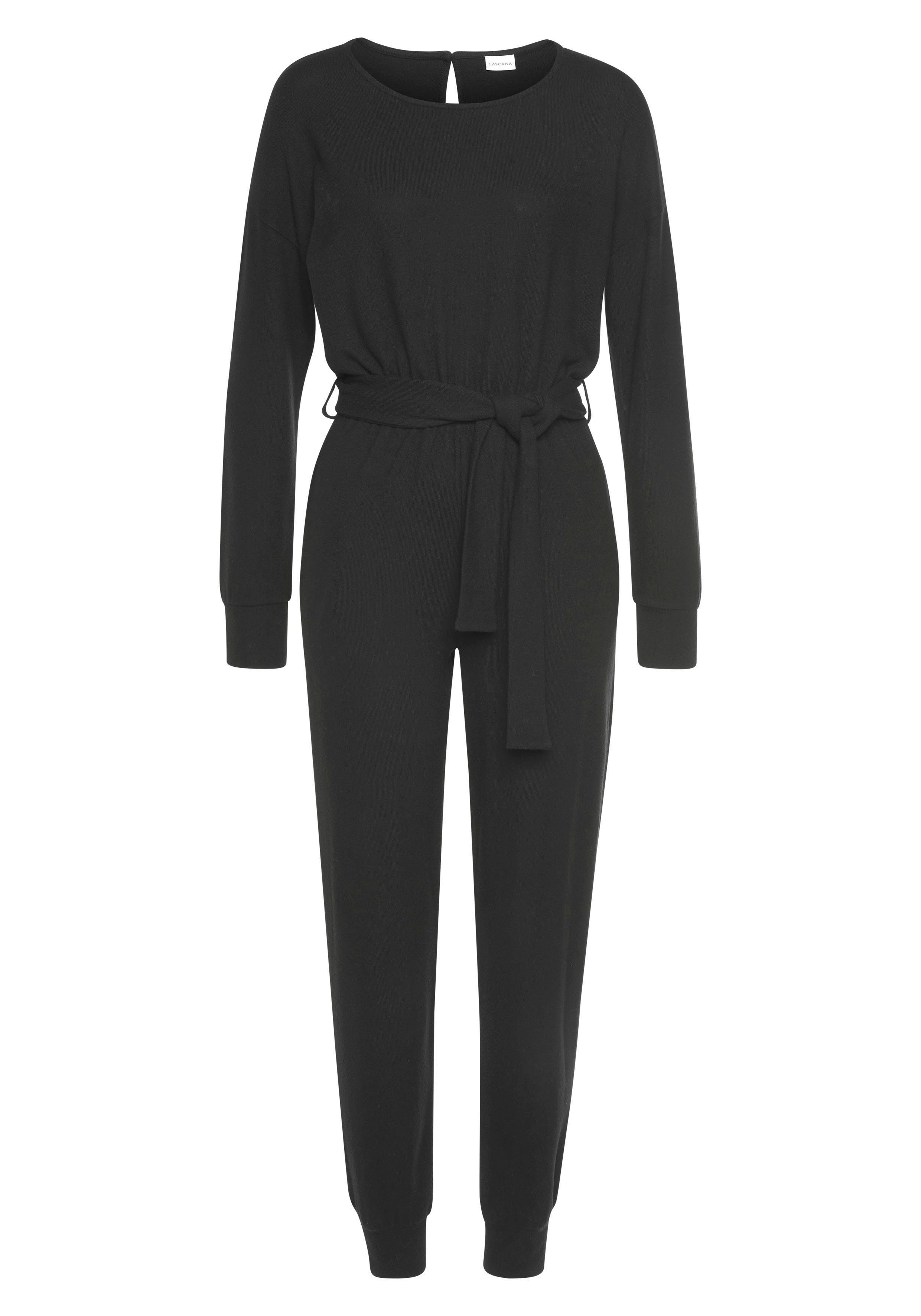 LASCANA schwarz Overall