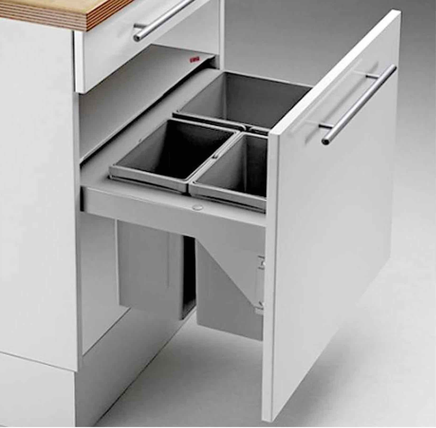 WESCO Einbaumülleimer WESCO Pullboy Soft 3D Abfallsammler