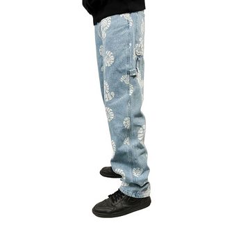 Karl Kani 5-Pocket-Hose OG Baggy Workwear Letter Denim XL