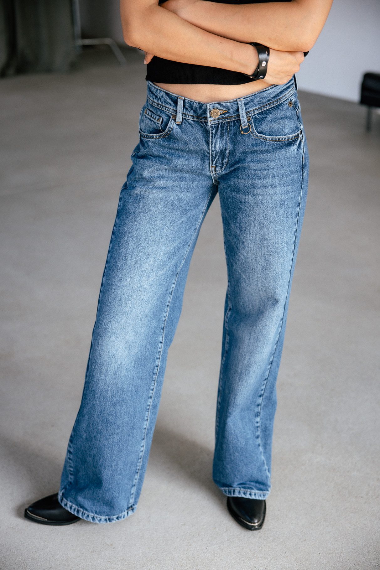 Freeman T. Porter Stretch-Jeans FREEMAN T. PORTER AGATHA DENIM magnus 25597 6006.F2286 - VINTAGE LINE