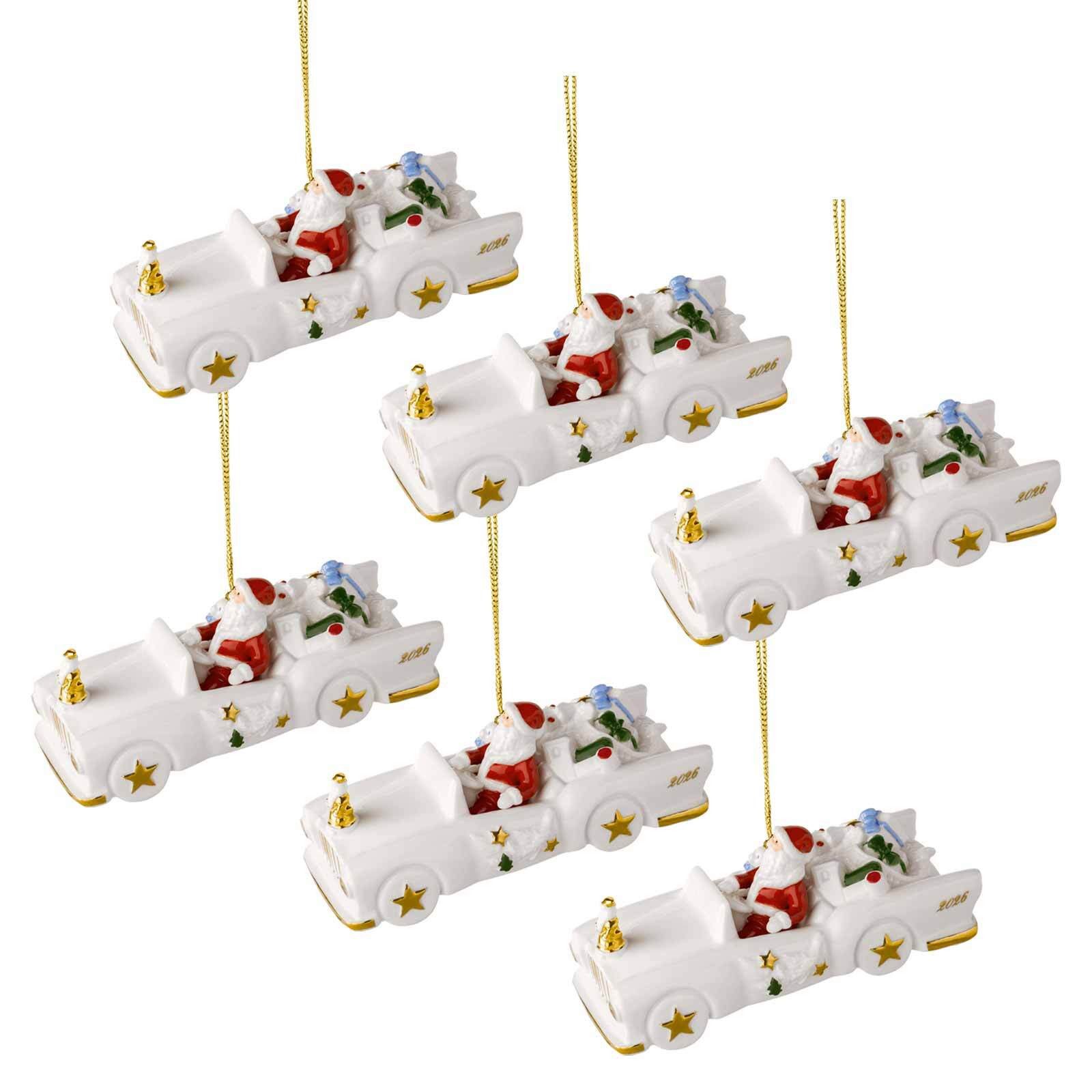 Villeroy & Boch Dekoobjekt Christmas Classics Ornamente Cadillac 2026 (6 St., 6er Set)