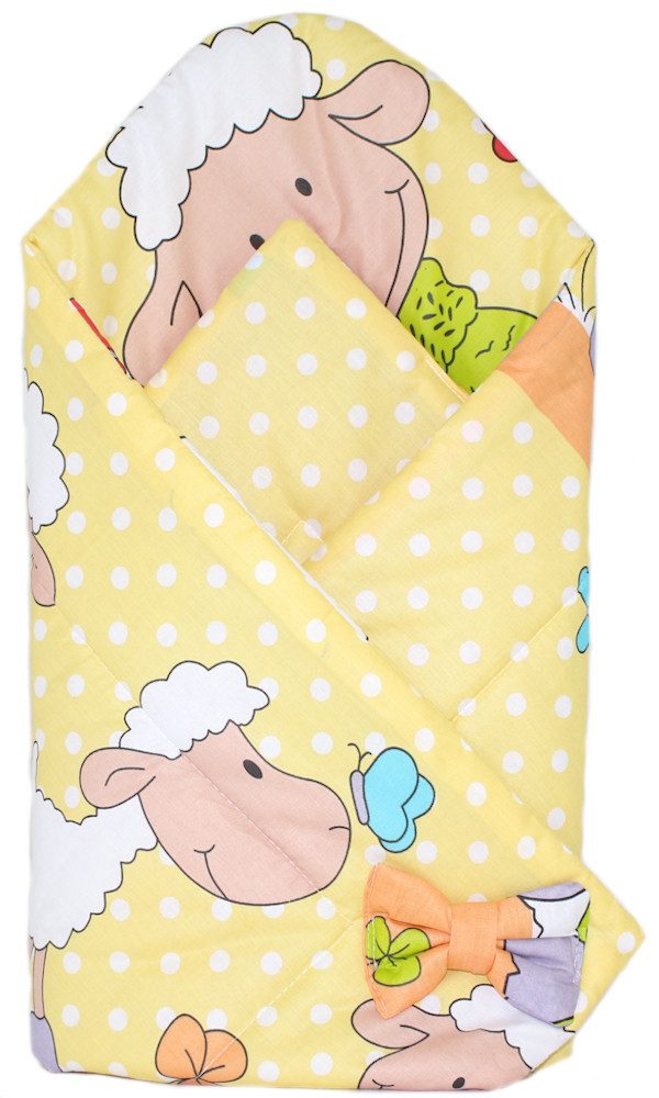 Einschlagdecke Baby Hörnchen Steckkissen Einschlagdecke Babydecke Baumwolle