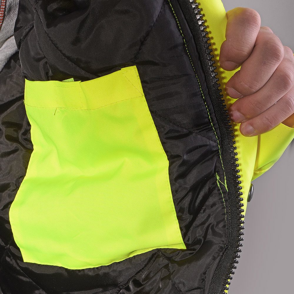 teXXor Arbeitsjacke Warnschutz Pilotenjacke "WHISTLER" – Bild 3 von 5