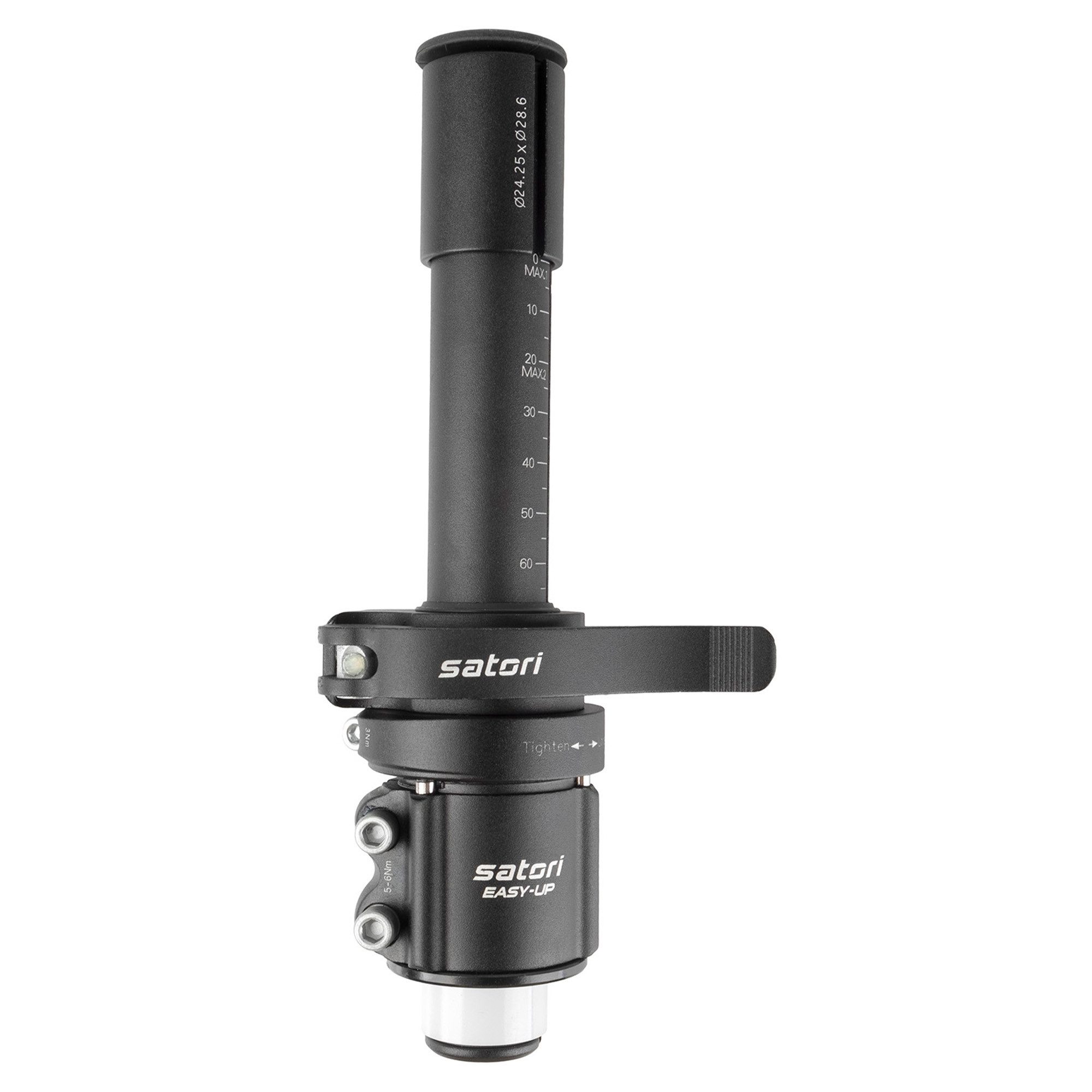 Satori Lenkervorbau Easy Up (1-St), Vorbau Erhöhung E Bike Fahrrad verstellbar Lenkererhöhung