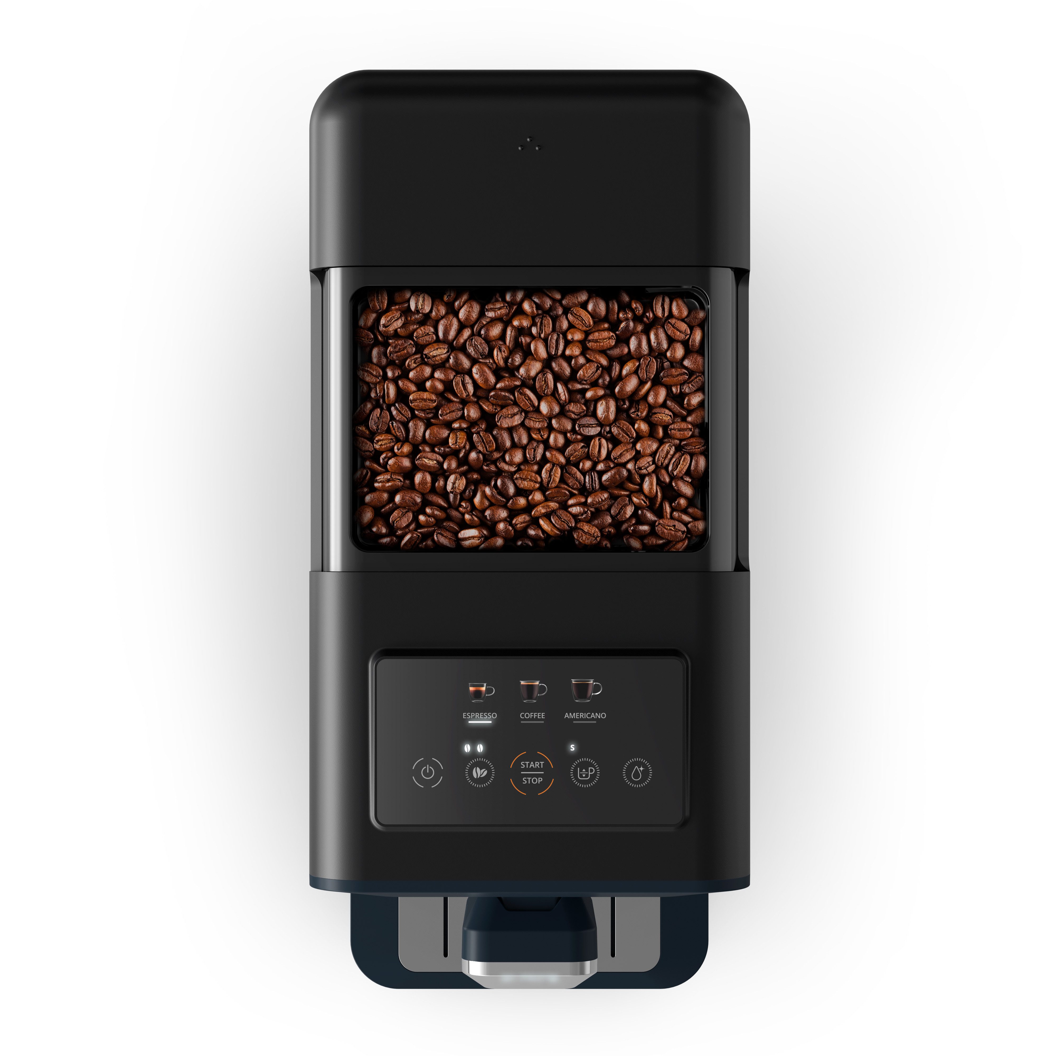 Krups Kaffeevollautomat EA2004 My Coffee, super-kompakt, 3 Rezepte, Touchpanel, einfache Reinigung und Pflege