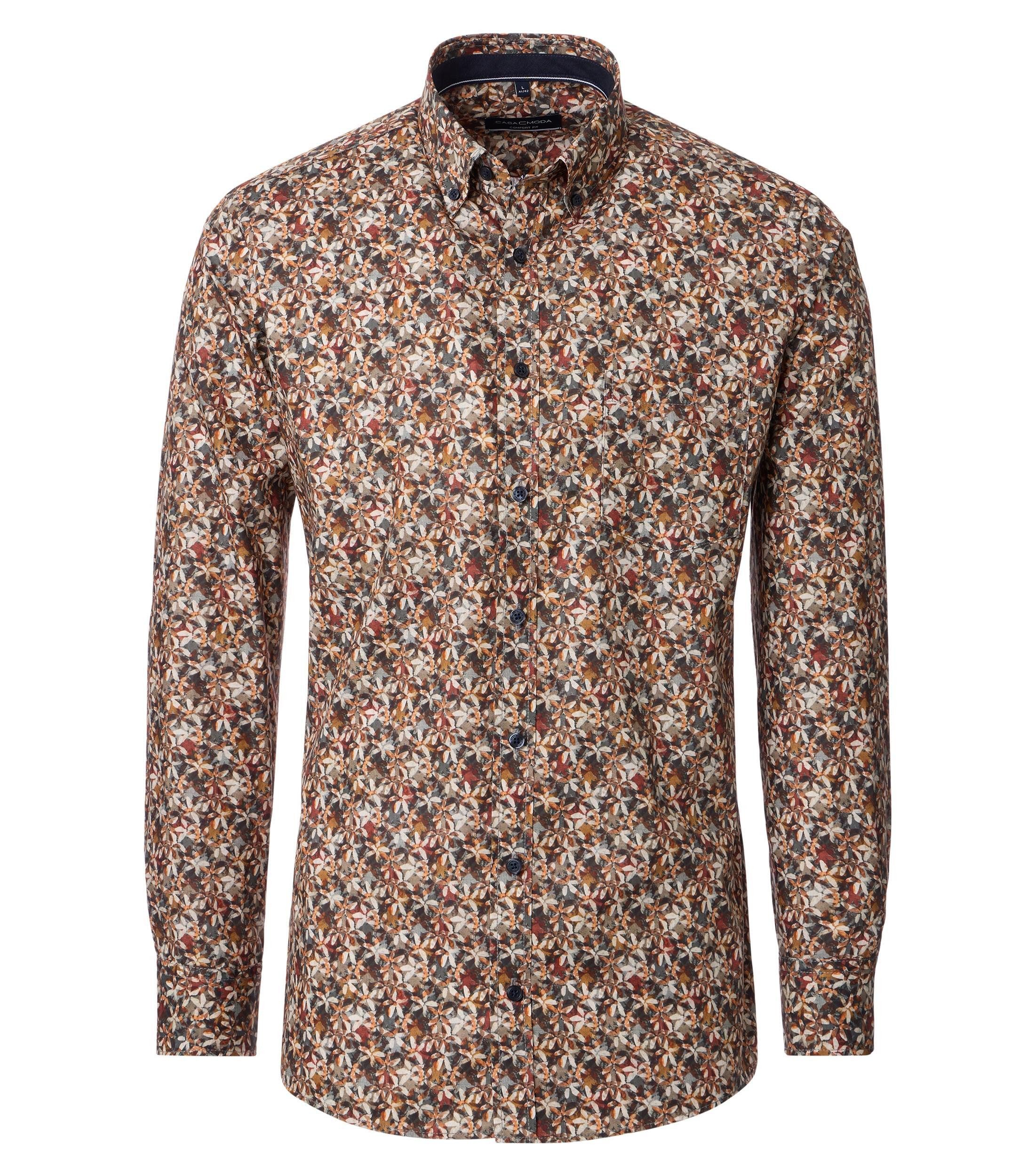 CASAMODA Langarmhemd CASAMODA Freizeithemd Print